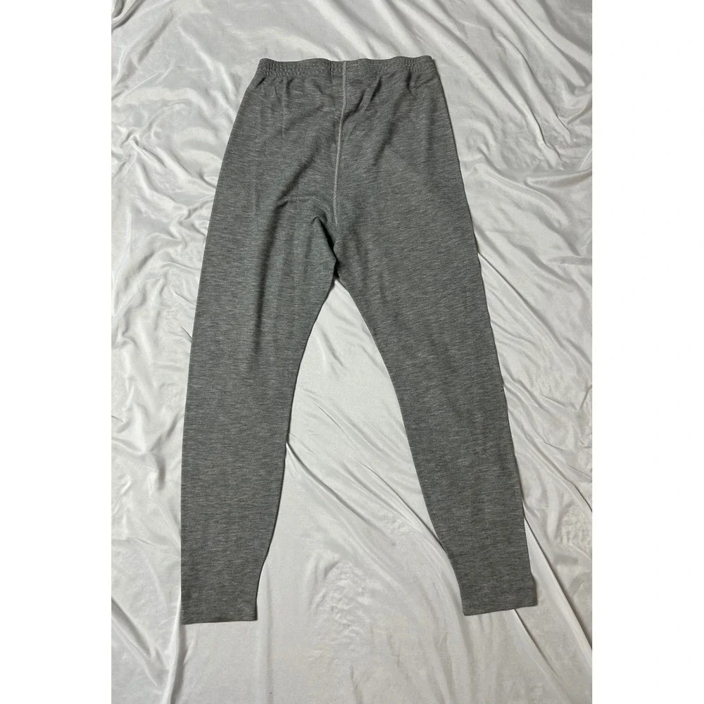 Eddie Bauer EBTEK Mens Small Thermal Base Layer Pants Gray Leggings Vtg Made USA